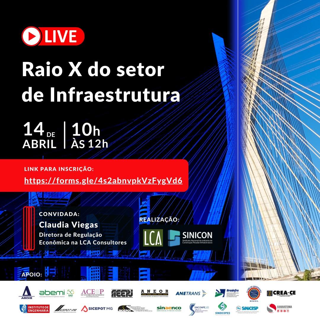 SINICON PROMOVE EVENTO SOBRE RAIO X DA INFRAESTRUTURA BRASILEIRA