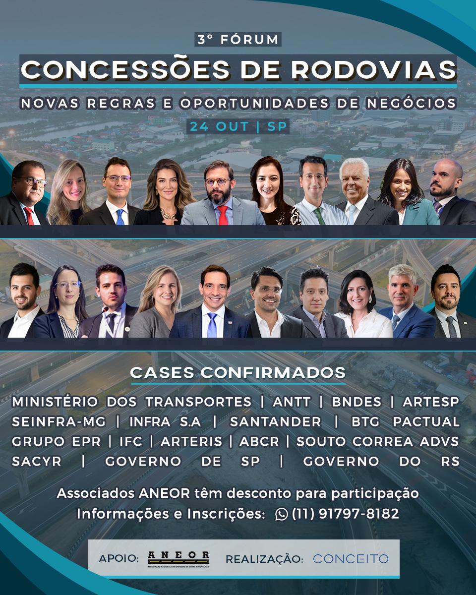 3º FÓRUM CONCESSÕES DE RODOVIAS